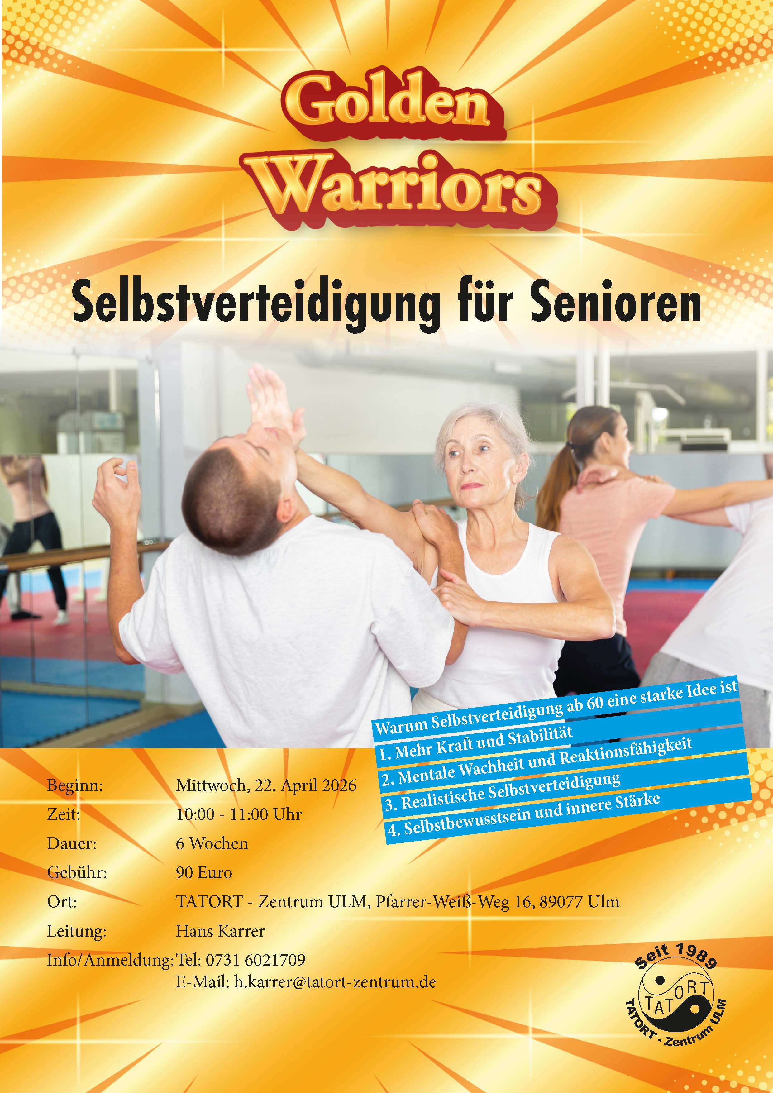 Selbstverteidigung für Senioren